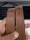 Loewe BELT SIZE 75 BROWN 2024