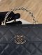 Chanel CLUTCH WITH CHAIN BLACK CAVIAR GHW MICROCHIP (XXAEATNC)
