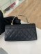 Chanel CLUTCH WITH CHAIN BLACK CAVIAR GHW MICROCHIP (XXAEATNC)