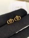 Dior PETIT CD JOLIE MINI STUD EARRINGS GOLD