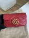 Gucci MARMONT SUPER MINI RED