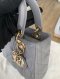 Dior LADY SMALL GREY GHW 2020