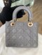 Dior LADY SMALL GREY GHW 2020