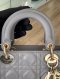 Dior LADY SMALL GREY GHW 2020