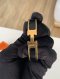 Hermes CLIC H BRACELET SIZE PM NOIR STAMP P**