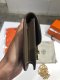 Hermes HERMES CONSTANCE SLIM WALLET ETOUPE STAMP U GHW