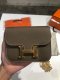 Hermes HERMES CONSTANCE SLIM WALLET ETOUPE STAMP U GHW