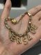 Versace CRYSTAL LOGO BRACELET GOLD