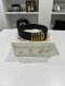 Dior D-FENCE BELT BLACK SIZE 85