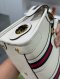 Gucci MINI DOUBLE G TOP HANDLE BAG WHITE 2022