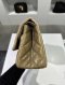 Chanel REISSUE 9" FLAP BAG GREEN LAMP SHW HOLO17