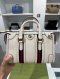 Gucci MINI DOUBLE G TOP HANDLE BAG WHITE 2022