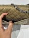 Chanel REISSUE 9" FLAP BAG GREEN LAMP SHW HOLO17