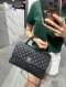 CHANEL COCO 12" BLACK CAVIAR SHW HOLO23