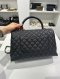 CHANEL COCO 12" BLACK CAVIAR SHW HOLO23