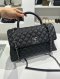 CHANEL COCO 12" BLACK CAVIAR SHW HOLO23