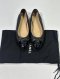 Chanel BALLERINA FLAT BLACK SIZE 36.5