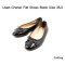 Chanel BALLERINA FLAT BLACK SIZE 36.5