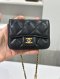 Chanel CARD HOLDER BELT BAG COCO BLACK GHW MICROCHIP