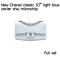 Chanel CLASSIC 10" caviar light blue microship