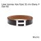 Hermes BELT NOIR/GOLD SIZE 80 32 MM STAMP P