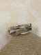 Gucci INTERLOCKING G RING SILVER SIZE 16