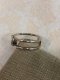 Gucci INTERLOCKING G RING SILVER SIZE 16