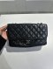 Chanel CLASSIC 10" BLACK CALF RHW HOLO19597859