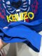 Kenzo ROYAL BLUE COTTON KNIT TIGER PRINT T-SHIRT SIZE M/36