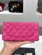 Chanel BIFOLD FLAP WALLET PINK CAVIAR SHW HOLO21085781