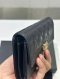 CHANEL TRI-FOLD WALLET BLACK CAVIAR GHW HOLO 29