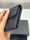 CHANEL TRI-FOLD WALLET BLACK CAVIAR GHW HOLO 29