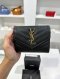 YSL TRI-FOLD COMPACT WALLET BLACK 2024