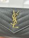 YSL TRI-FOLD COMPACT WALLET BLACK 2024