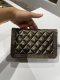 Chanel WOC CALF SKIN GOLD METALIC HOLO23