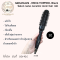 Genamaze -Toppro  Ceramic ionic Round Brush -Black SET4