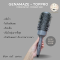 Genamaze -Toppro  Ceramic ionic Round Brush -Grey SET5