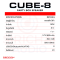 ลำโพงบลูทูธ8นิ้ว DECCON รุ่น CUBE8 ไมค์ลอยคู่ 150วัตต์ Bluetooth