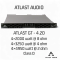เครื่องขยายเสียง4ชาแนล ATLAST รุ่น GT4.20