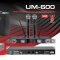 ไมค์ลอย PROPLUS รุ่น UM600 ไมโครโฟนไร้สายแบบคู่ ปรับความถี่