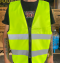 เสื้อจราจร สะท้อนแสง รุ่นมีซิป