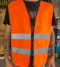 เสื้อจราจร สะท้อนแสง รุ่นมีซิป