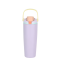 กระบอกความเย็นขนาด 900ml  มีหูหิ้ว มีหลอดดูดในตัว