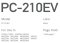 PC-210EV PANTUM Toner 1,600 Pages for P2500 M6500 M6600 Series