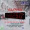 ACK-1206  Network Digital Clock Num. 12 Inch , 6 Digits ( W1608 X H383 X D 100 mm )