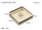 กล่องไม้เบนโตะ 8นิ้ว (20x20cm) แพ็ค 10ใบ