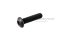 น็อตหัวจมกลมดำ #10-24 x 3/4" (เบอร์ 10 เกลียว 24 ยาว 3/4") วัดความโตเป็นมิลได้ 4.8x19 mm