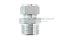ข้อต่อตาไก่สแตนเลสเกรด 316L (เกลียวนอก x เสียบสาย) 1"x18 mm