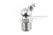 หัวอัดจารบีสแตนเลสแบบงอ 45° ขนาด 1/4" เกลียว 18 (NPT)