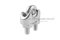 กิ๊บจับสลิงสแตนเลสเกรด 316 Stainless Steel Wire Rope Clip ขนาด 3 mm (1/8")